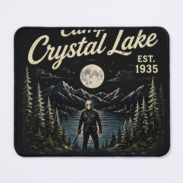Item preview, Jason Voorhees Tshirts Camp Crystal Lake Vintage 80s Friday The 13th Horror Movie designed and sold by Hydlaaksmndriss.