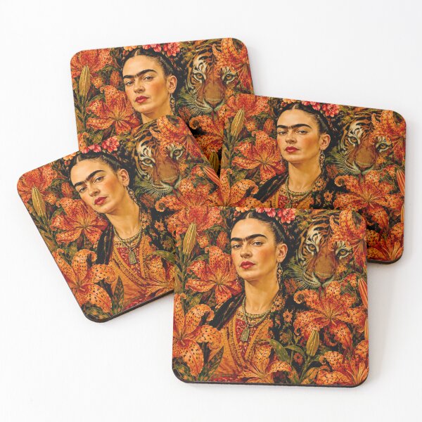 Item preview, Frida, Tiger Lilies & Tiger designed and sold by reggiemercedes.