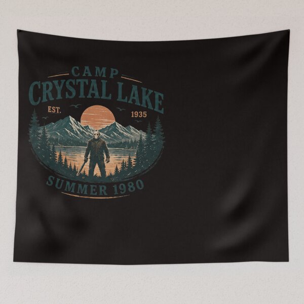 Item preview, Jason Voorhees Tshirts Camp Crystal Lake Slasher Horror Movie designed and sold by Hydlaaksmndriss.