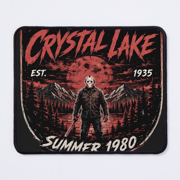Item preview, Jason Voorhees Tshirts Camp Crystal Lake Friday The 13th Vintage 80s Camp Horror designed and sold by Hydlaaksmndriss.