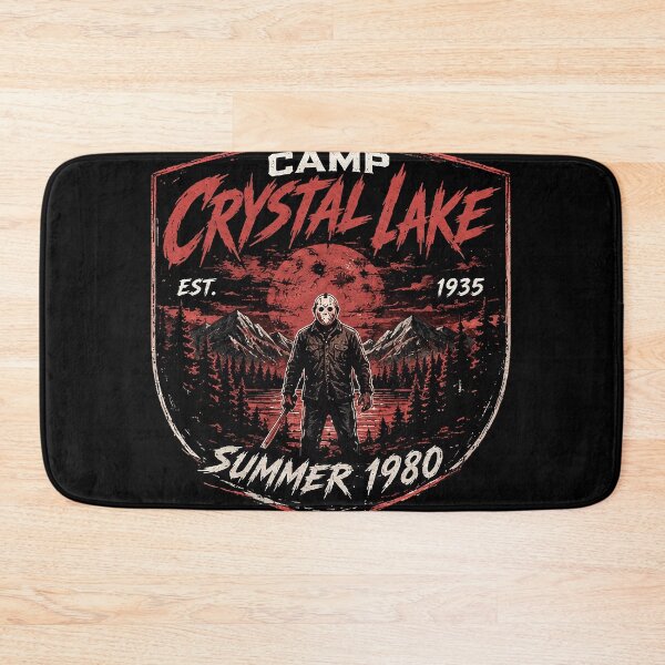 Item preview, Jason Voorhees Tshirts Camp Crystal Lake Friday The 13th Vintage 80s Camp Horror designed and sold by Hydlaaksmndriss.