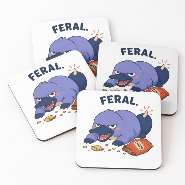 Item preview, Feral Platypus – Chaotic Funny Animal designed and sold by OddFellasClub.
