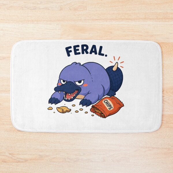 Item preview, Feral Platypus – Chaotic Funny Animal designed and sold by OddFellasClub.