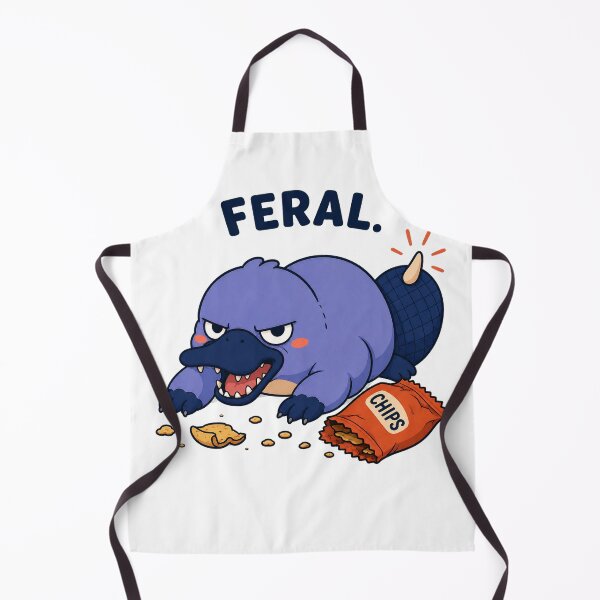 Item preview, Feral Platypus – Chaotic Funny Animal designed and sold by OddFellasClub.