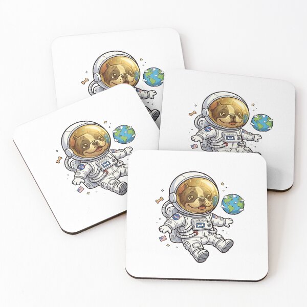 Item preview, Bulldog Astronaut Pup designed and sold by PictoVibe.