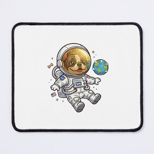Item preview, Bulldog Astronaut Pup designed and sold by PictoVibe.