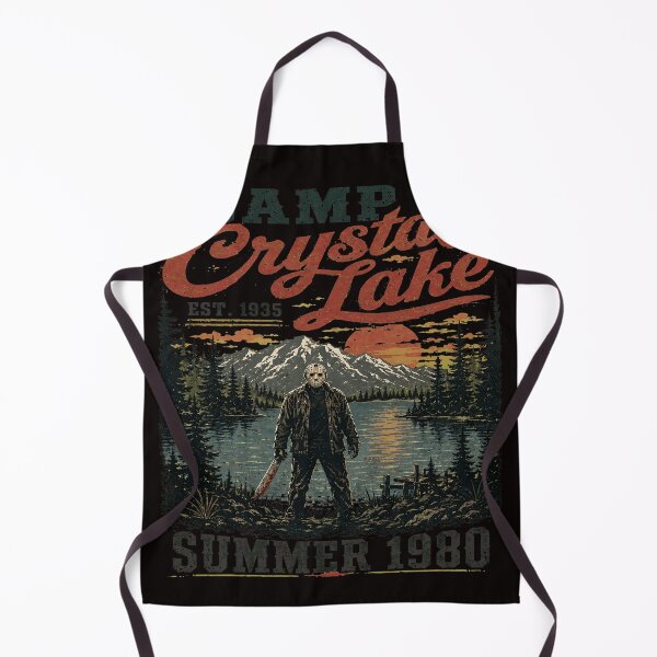 Item preview, Jason Voorhees Tshirts Camp Crystal Lake Retro Halloween Slasher Fan designed and sold by Hydlaaksmndriss.