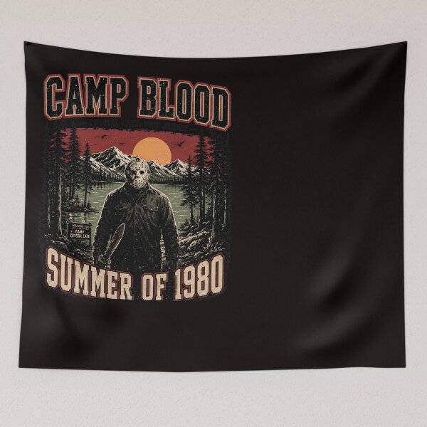 Item preview, Jason Voorhees Tshirts Camp Crystal Lake Friday The 13th Horror Fan designed and sold by Hydlaaksmndriss.