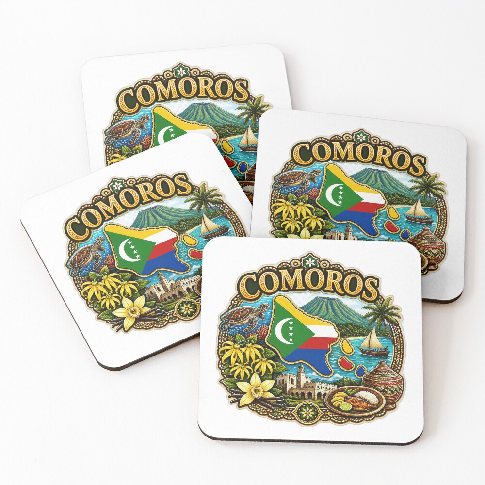 Item preview, Coasters (Set of 4) designed and sold by FunFitsFactory.