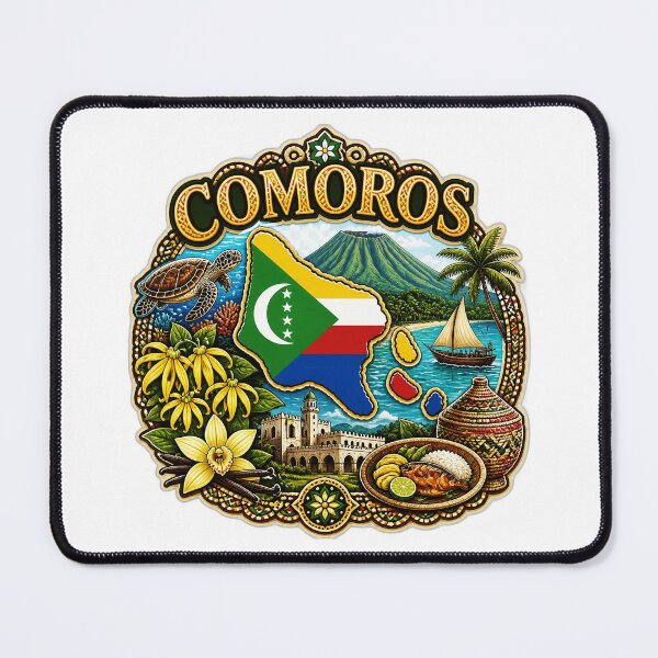 Item preview, Comoros designed and sold by FunFitsFactory.