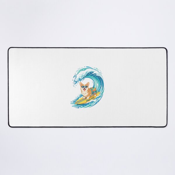 Item preview, Corgi Surfer Dude designed and sold by PictoVibe.