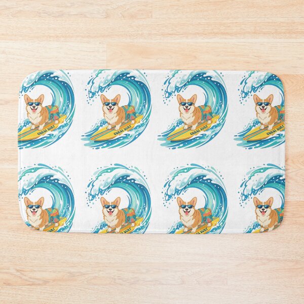 Item preview, Corgi Surfer Dude designed and sold by PictoVibe.