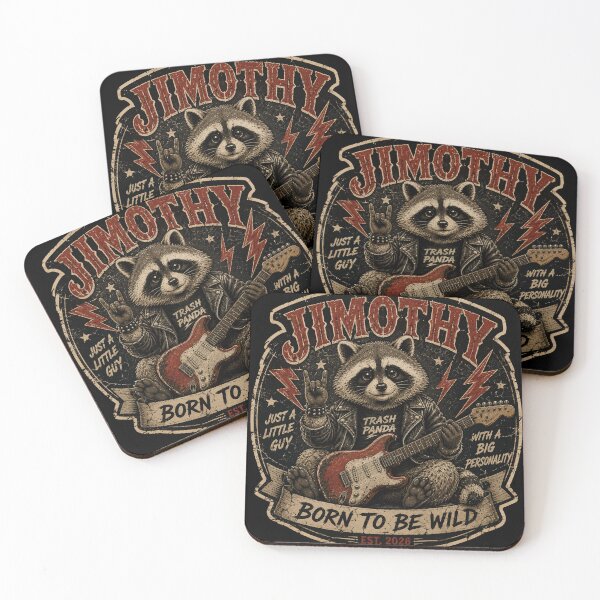 Item preview, Born To Be Wild Raccoon Rocker Vintage designed and sold by Vasanthk.