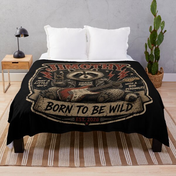 Item preview, Born To Be Wild Raccoon Rocker Vintage designed and sold by Vasanthk.