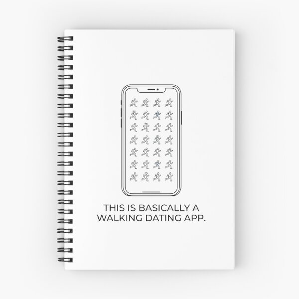 Item preview, This Is Basically A Walking Dating App designed and sold by RunningWhiskers.