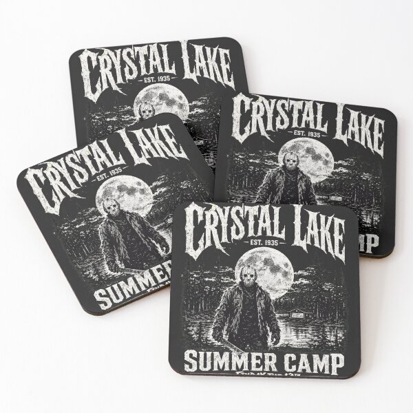 Item preview, Jason Voorhees Tshirts Camp Crystal Lake Est 1935 Retro Horror designed and sold by Hydlaaksmndriss.