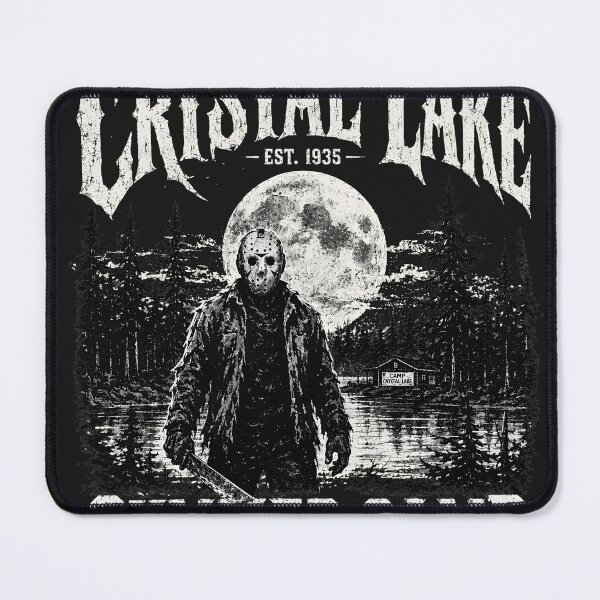 Item preview, Jason Voorhees Tshirts Camp Crystal Lake Est 1935 Retro Horror designed and sold by Hydlaaksmndriss.