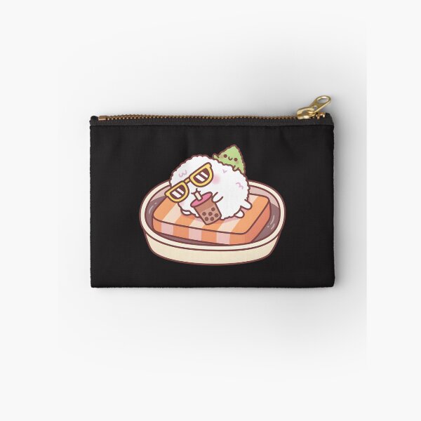 Item preview, Funny Sushi Rice Chilling On A Salmon Pool Float With Wasabi | ⭐⭐⭐⭐⭐ designed and sold by angeldustartist.