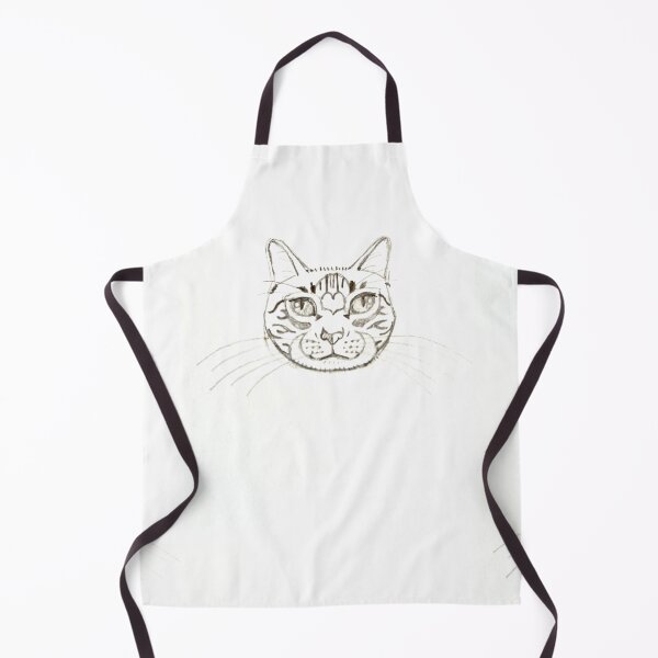 Item preview, Sketch of a handsome tabby designed and sold by Julia Marshall Felix.