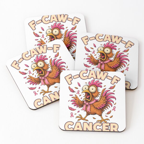 Item preview, F Caw F Cancer Funny Chicken Awareness designed and sold by KireVeronica.