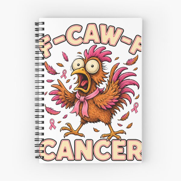 Item preview, F Caw F Cancer Funny Chicken Awareness designed and sold by KireVeronica.