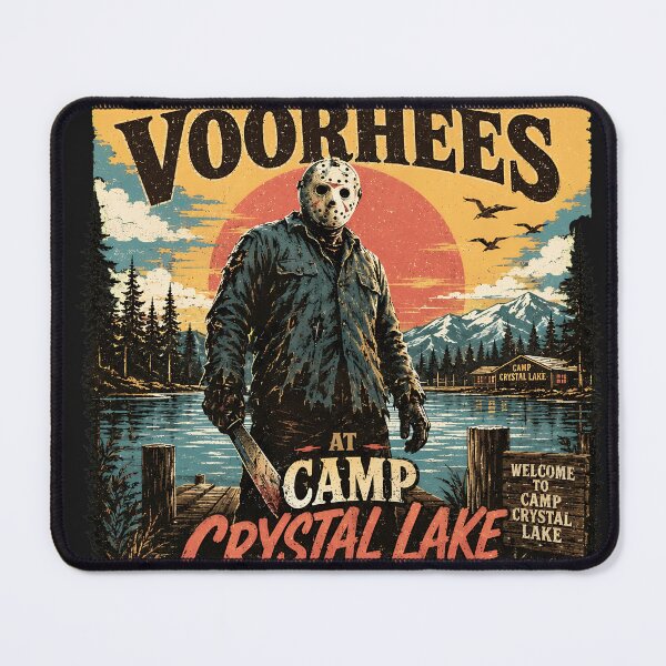 Item preview, Jason Voorhees Tshirts Camp Crystal Lake Friday The 13th Retro Camp Crystal Horror designed and sold by Hydlaaksmndriss.