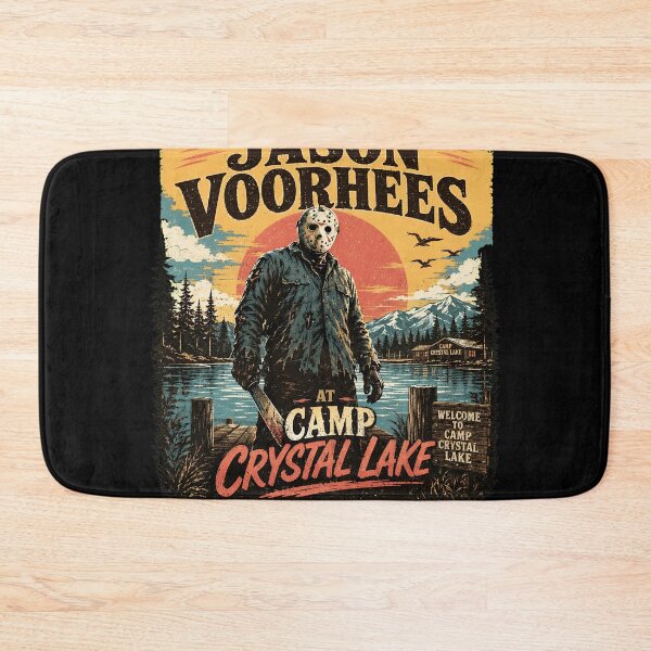 Item preview, Jason Voorhees Tshirts Camp Crystal Lake Friday The 13th Retro Camp Crystal Horror designed and sold by Hydlaaksmndriss.