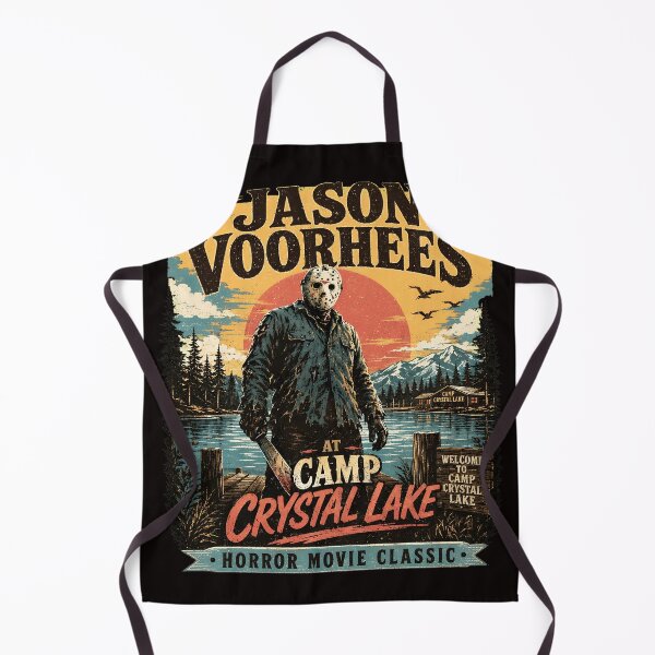 Item preview, Jason Voorhees Tshirts Camp Crystal Lake Friday The 13th Retro Camp Crystal Horror designed and sold by Hydlaaksmndriss.