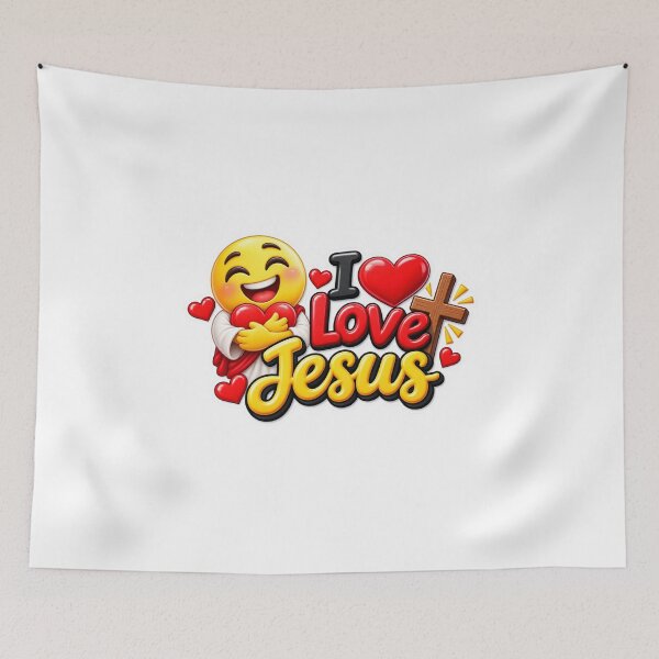 Item preview, I Love Jesus Faith & Christian Love designed and sold by MR4me.