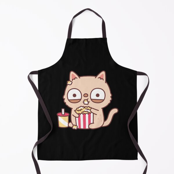 Item preview, Funny Cream Cat Eating Popcorn | Cute & Quirky Cat Lover Gift | ⭐⭐⭐⭐⭐ designed and sold by angeldustartist.