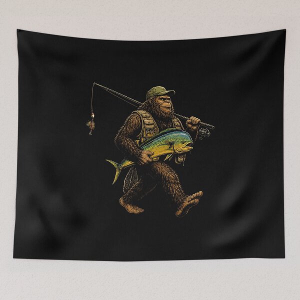 Item preview, Bigfoot Fisherman designed and sold by Animavera.