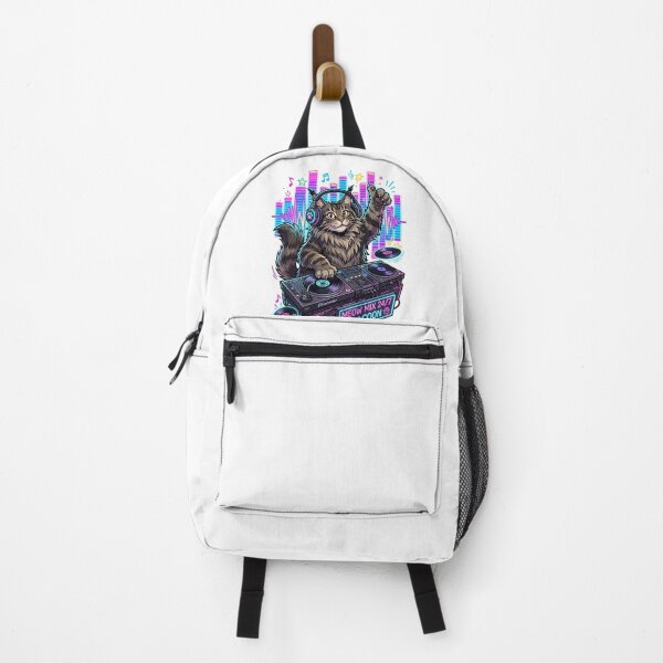 Item preview, Maine Coon DJ Cat designed and sold by PictoVibe.
