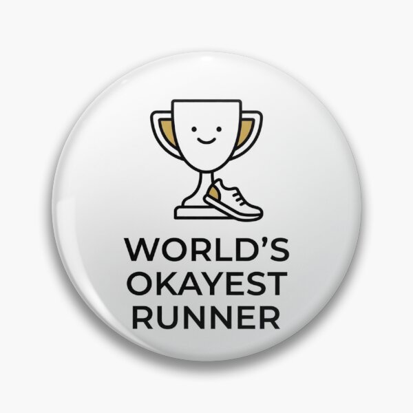 Item preview, World's Okayest Runner designed and sold by RunningWhiskers.