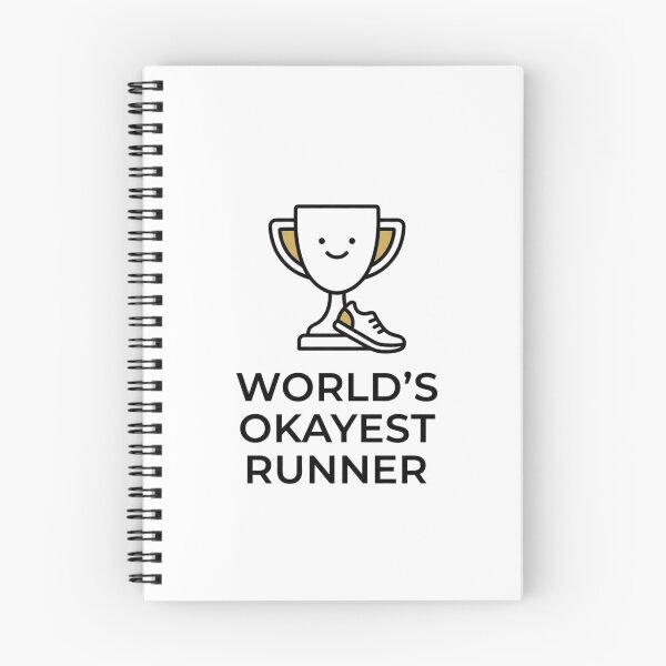 Item preview, World's Okayest Runner designed and sold by RunningWhiskers.