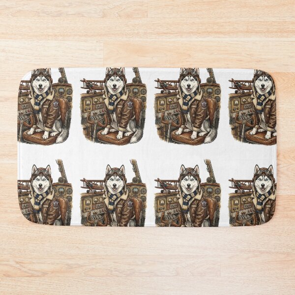 Item preview, Husky Aviator Pilot designed and sold by PictoVibe.