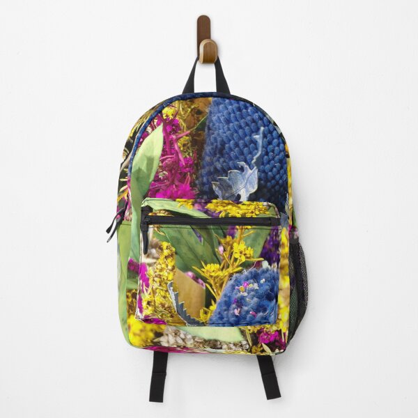 Item preview, Vibrant Blue Bottlebrush and Wildflower Bouquet – Botanical Photography designed and sold by pbchan.