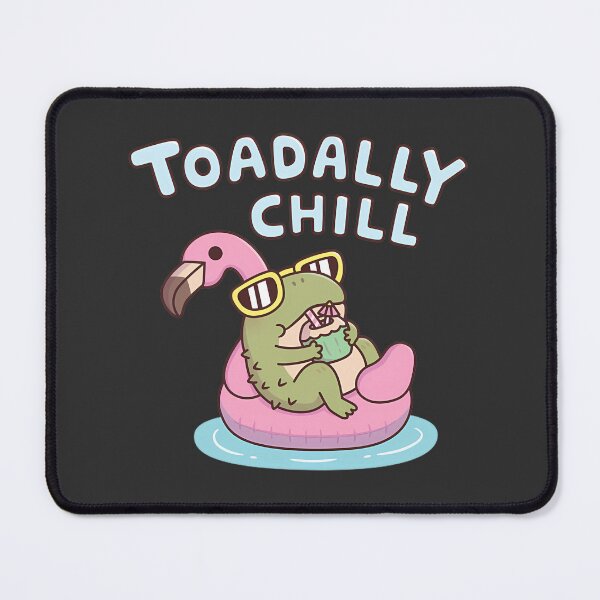 Item preview, Funny Toad Chilling On Flamingo Pool Float Toadally Chill | Perfect Gift For You And Friends designed and sold by angeldustartist.