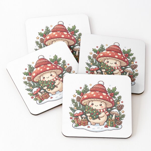 Item preview, Cute Mushroom Girl in Enchanted Forest designed and sold by Biwbiwty.