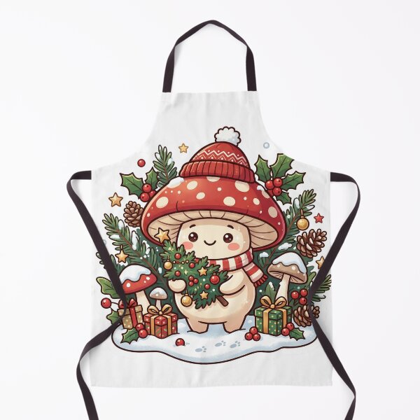 Item preview, Cute Mushroom Girl in Enchanted Forest designed and sold by Biwbiwty.