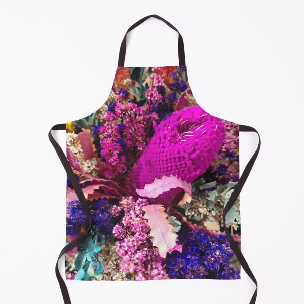 Item preview, Vibrant Magenta Bottlebrush and Wildflower Bouquet – Botanical Photography designed and sold by pbchan.