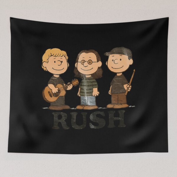 Item preview, Rush x Peanuts Style Retro Rock Band T-Shirt designed and sold by Tran Van Phong.
