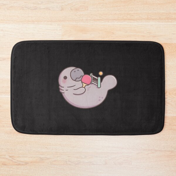 Item preview, Funny Manatee Playing Table Tennis Cute Ping Pong Paddle Tail | Limited Edition designed and sold by angeldustartist.