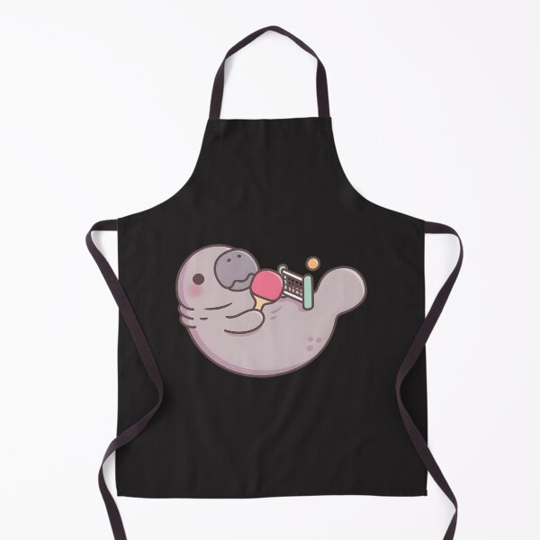 Item preview, Funny Manatee Playing Table Tennis Cute Ping Pong Paddle Tail | Limited Edition designed and sold by angeldustartist.
