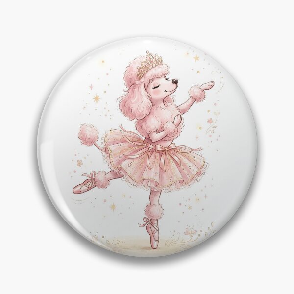 Item preview, Poodle Prima Ballerina designed and sold by PictoVibe.