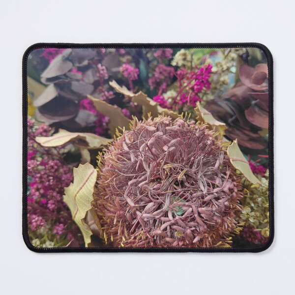 Item preview, Dusty Mauve Bottlebrush and Dried Wildflower Bouquet – Botanical Photography designed and sold by pbchan.