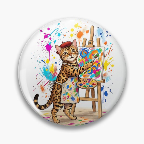 Item preview, Bengal Cat Artist designed and sold by PictoVibe.