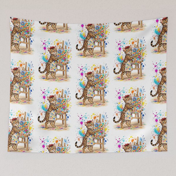 Item preview, Bengal Cat Artist designed and sold by PictoVibe.