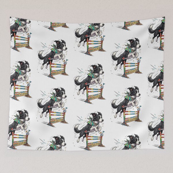 Item preview, Collie Agility Star designed and sold by PictoVibe.