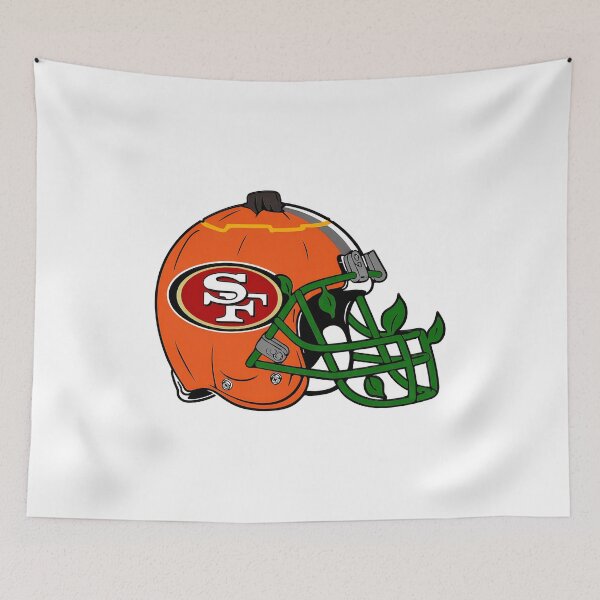 Item preview, Pumpkin Football Helmet SF Logo Autumn  designed and sold by Xestore.