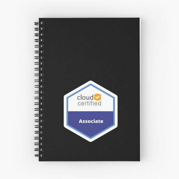 Item preview, Cloud Certified Associate Badge Design | AWS colors | Stickers, T-Shirts, Mugs, Backpacks, Pins, Notebooks & More designed and sold by I am Certified Designs.